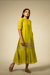 Izzy  Dress - Apple Green